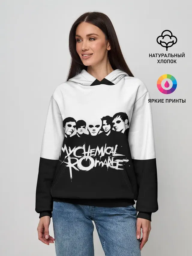 Женское худи с принтом «My Chemical Romance»