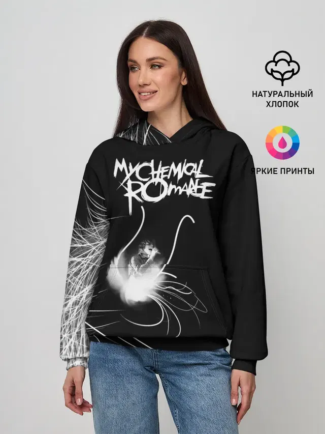Женское худи с принтом «My Chemical Romance»