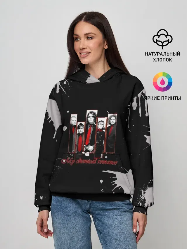 Женское худи с принтом «My Chemical Romance»