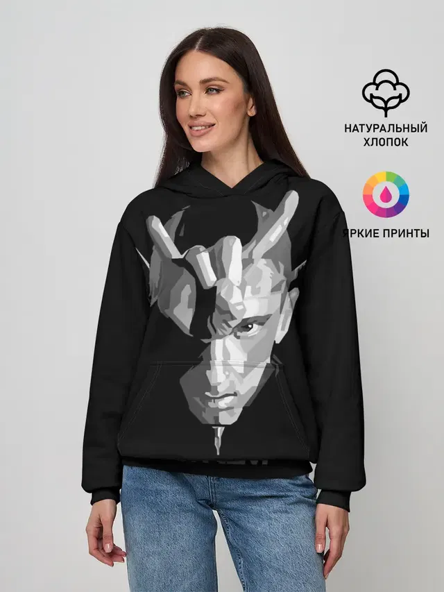 Женское худи с принтом «Eminem»
