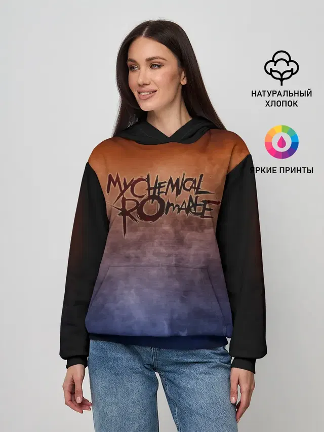 Женское худи с принтом «My Chemical Romance»