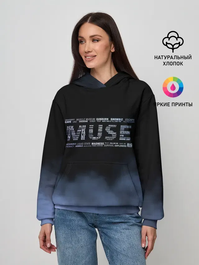 Женское худи с принтом «Muse»
