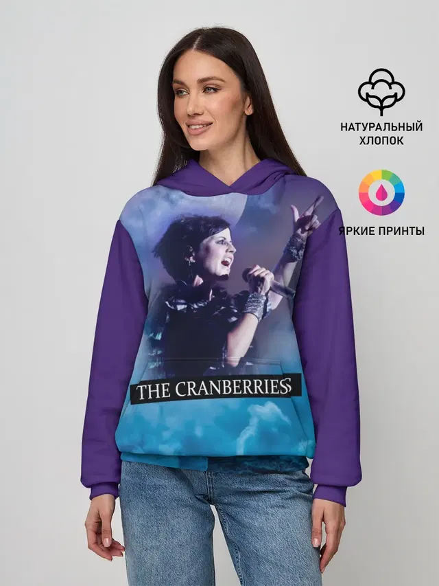 Женское худи с принтом «The Cranberries»