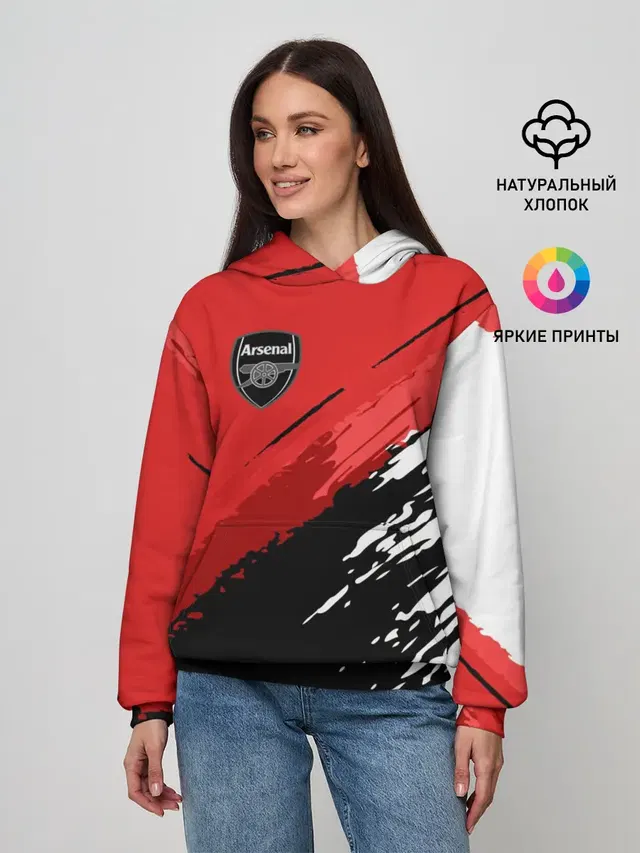 Женское худи с принтом «Arsenal 2018 Original»