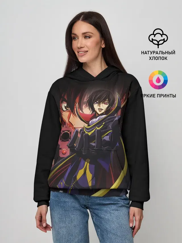 Женское худи с принтом «Code Geass — Code Geass_8»