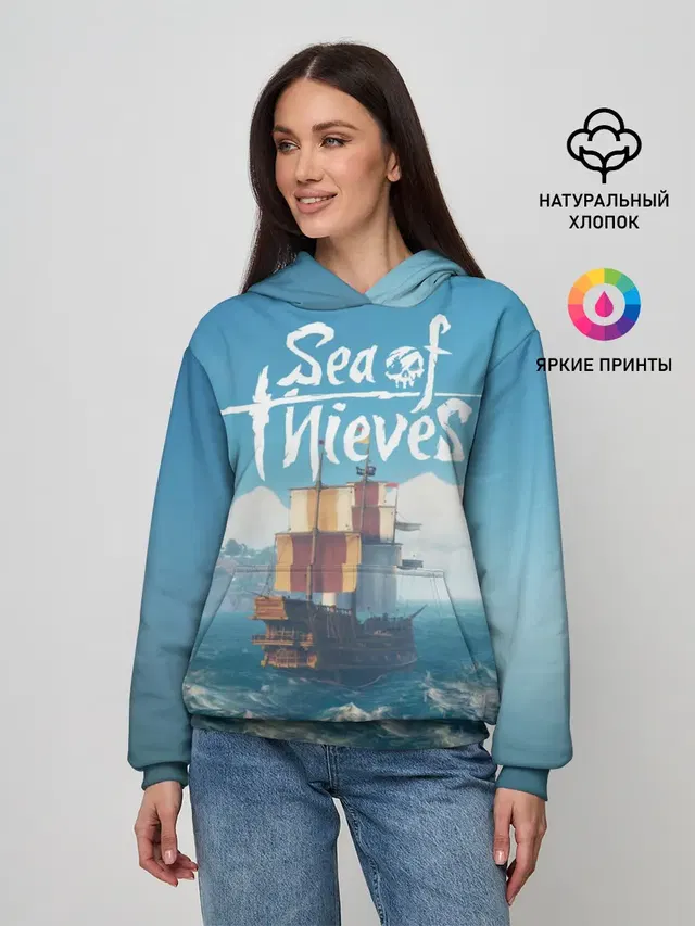 Женское худи с принтом «Sea of Thieves»