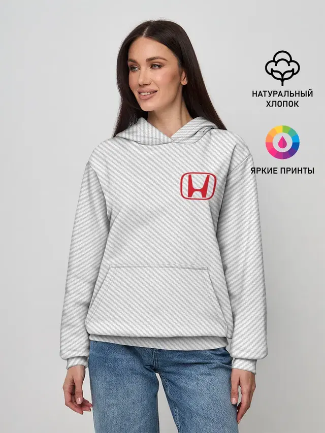 Женское худи с принтом «Honda Sport»
