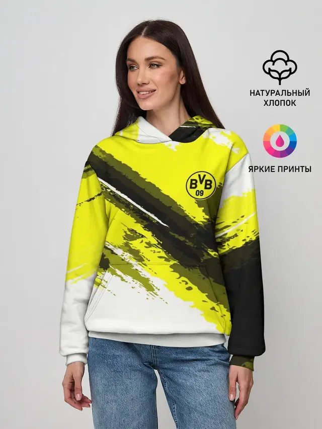 Женское худи с принтом «FC Borussia Original 2018»