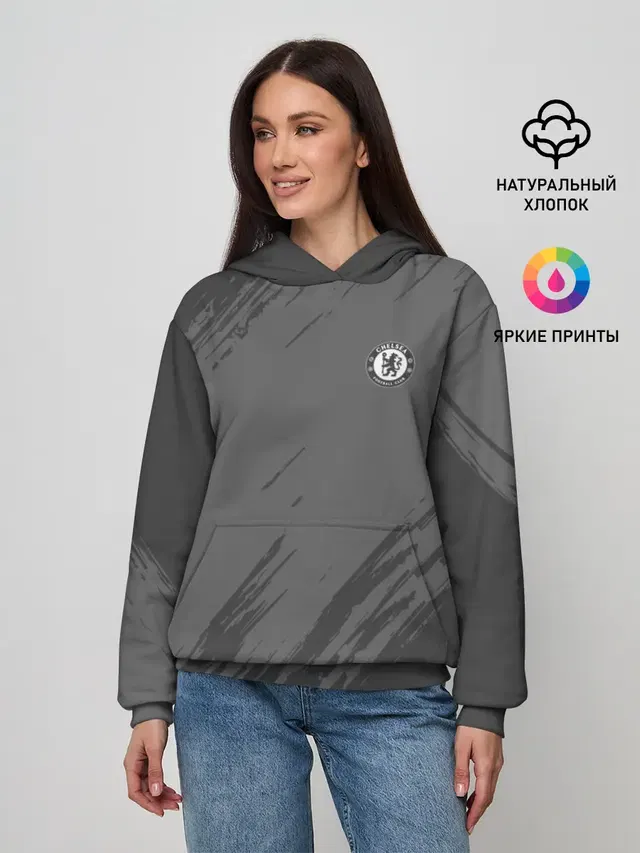 Женское худи с принтом «Чеinternal Chelsea — Chelsea Uniform»
