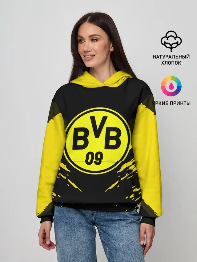 Женское худи с принтом «Borussia Sport»