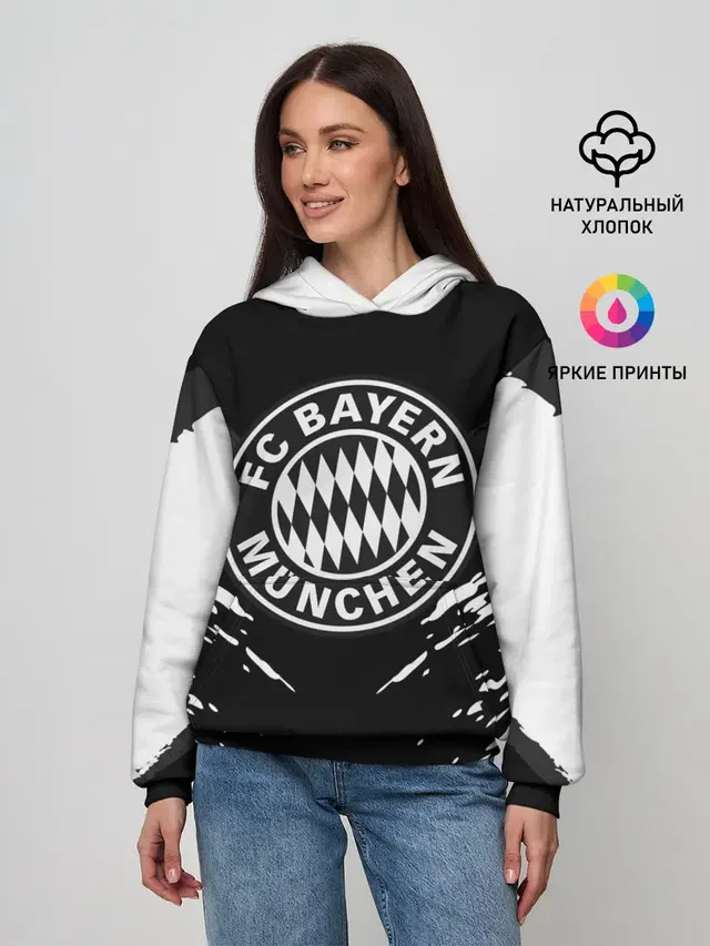 Женское худи с принтом «Bayern Munchen Sport»