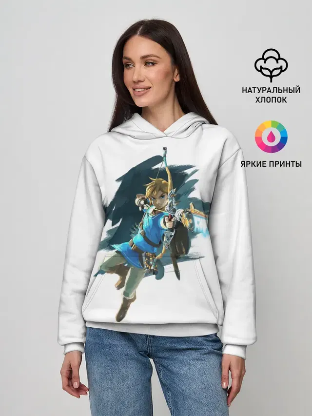 Женское худи с принтом «The Legend of Zelda»