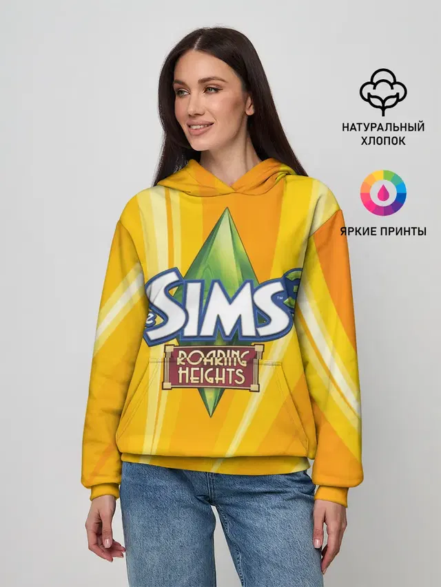 Женское худи с принтом «The Sims»