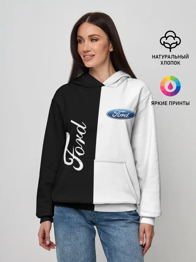 Женское худи с принтом «Ford»