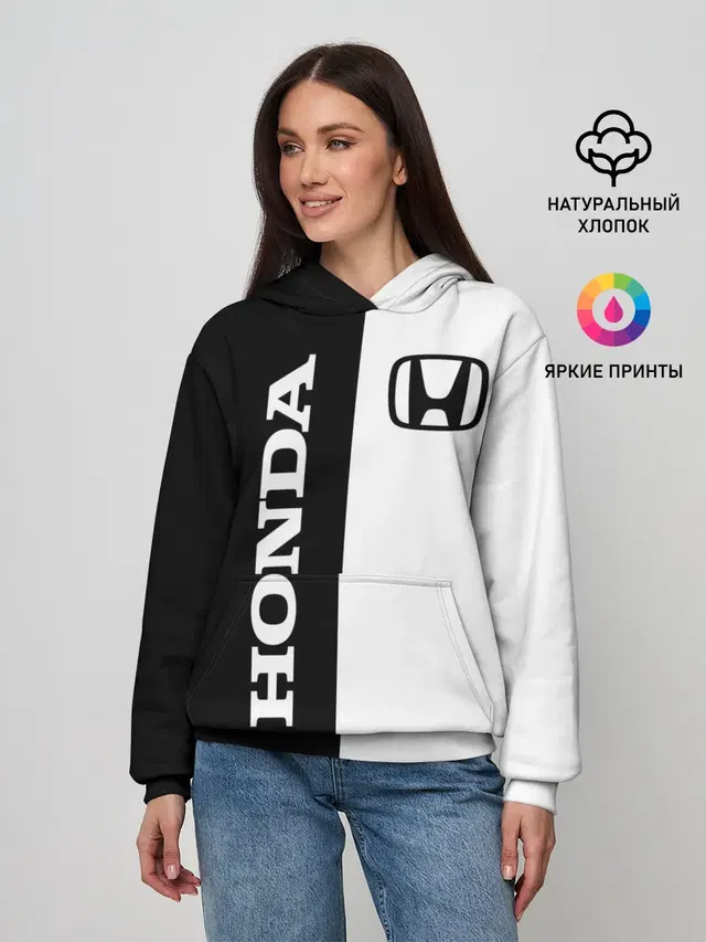 Женское худи с принтом «Honda»