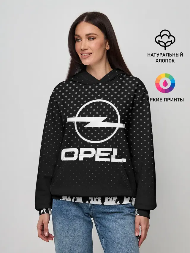 Женское худи с принтом «Opel»