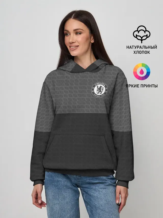 Женское худи с принтом «Chelsea Sport Vintage»