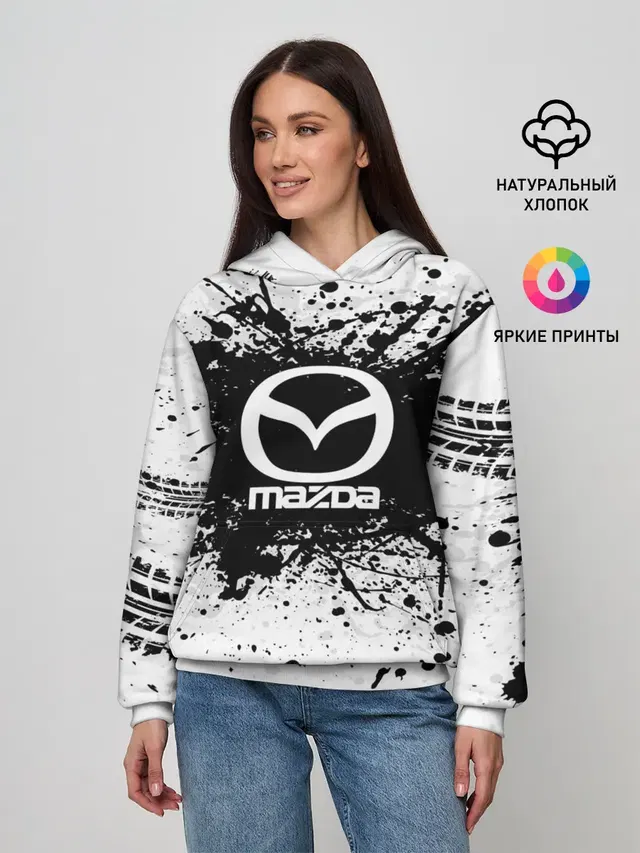 Женское худи с принтом «Mazda Motor Corporation»