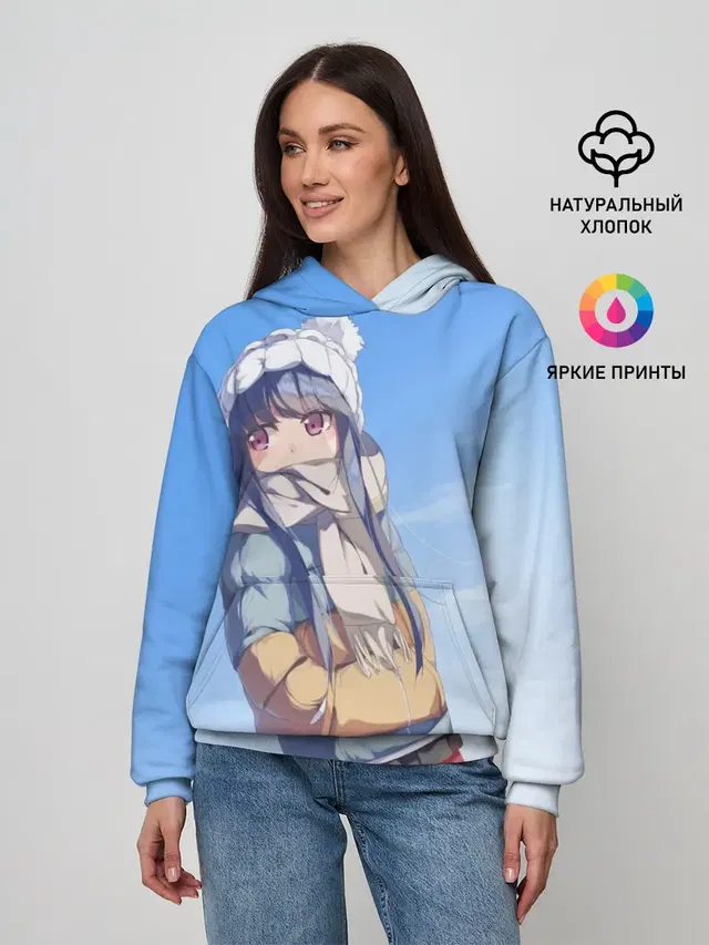 Женское худи с принтом «Rin Shima»