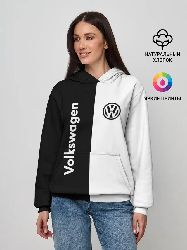 Женское худи с принтом «Volkswagen»