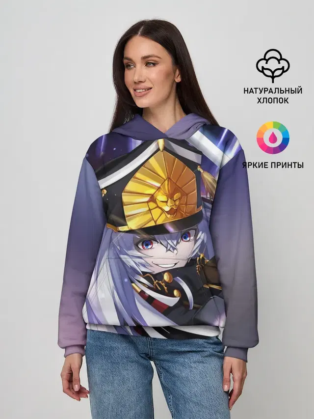 Женское худи с принтом «Re:Creators»