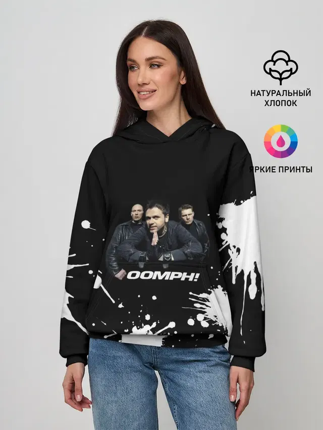 Женское худи с принтом «OOMPH — Группа OOMPH!»
