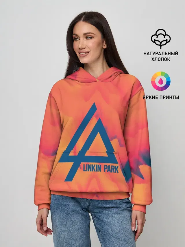 Женское худи с принтом «Linkin Park»