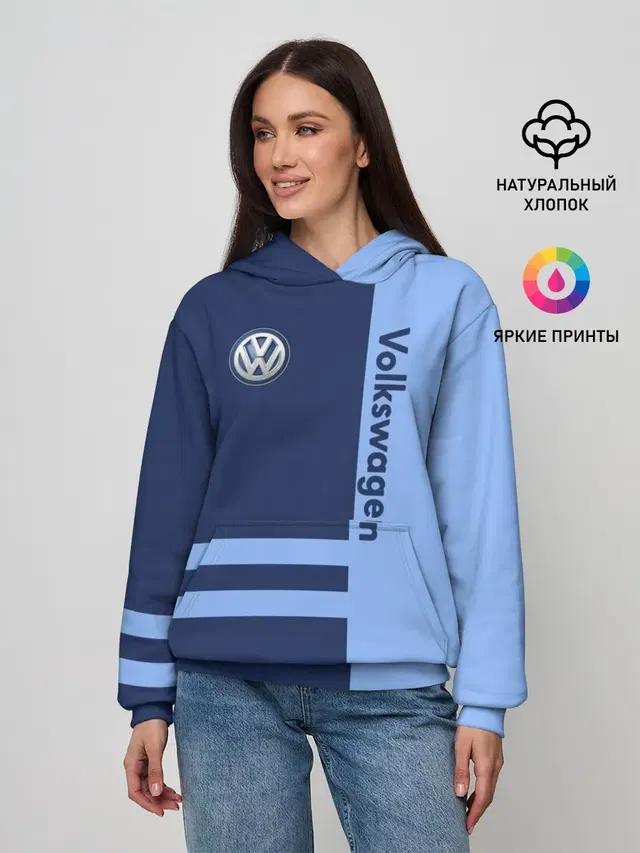 Женское худи с принтом «Volkswagen»
