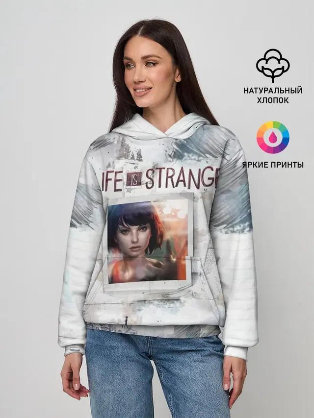 Женское худи с принтом «Max. Life is Strange.»