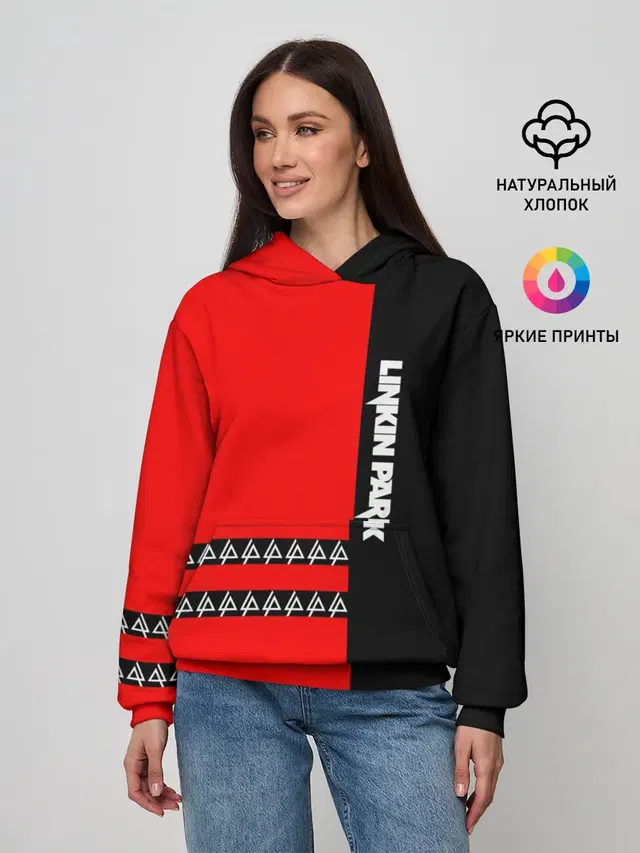 Женское худи с принтом «Triangle»