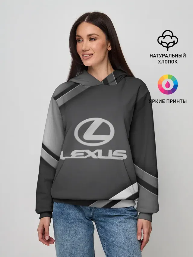Женское худи с принтом «Lexus Sport»