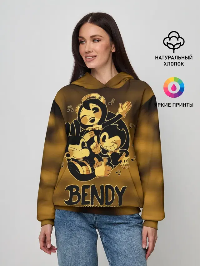 Женское худи с принтом «Alice Angel»