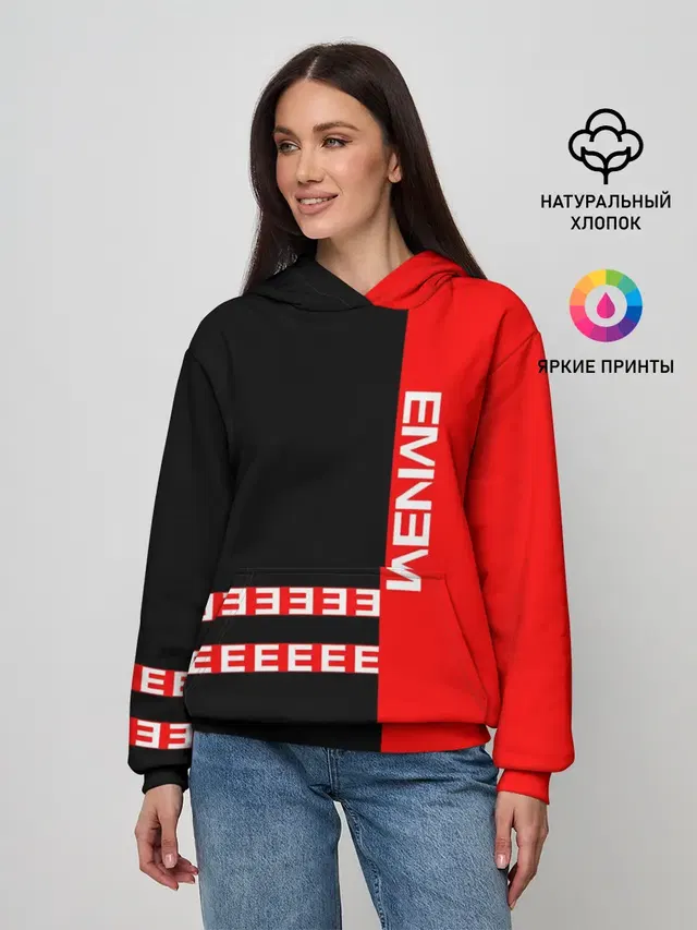 Женское худи с принтом «Eminem»