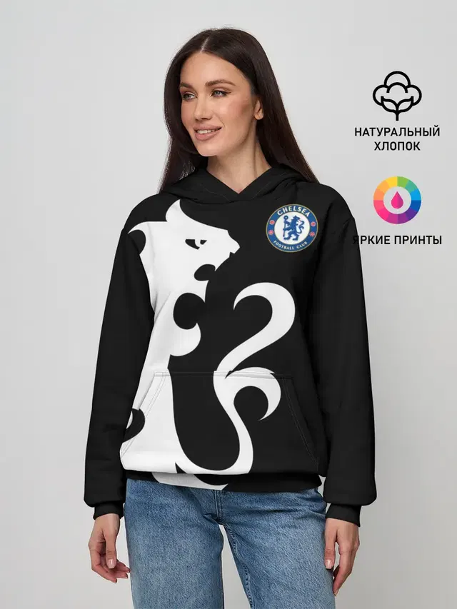 Женское худи с принтом «Chelsea Exclusive»