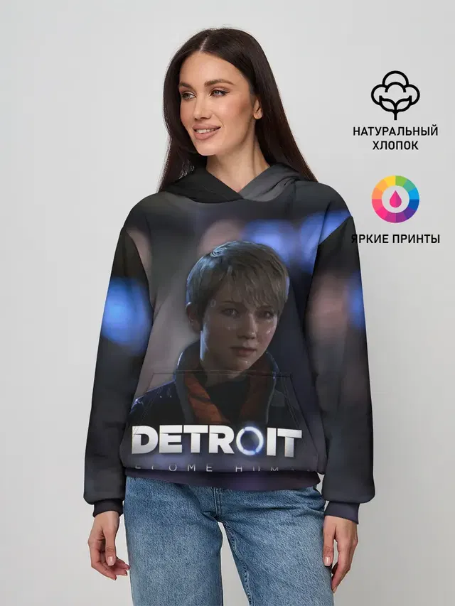 Женское худи с принтом «Detroit: Become Human - Kara»
