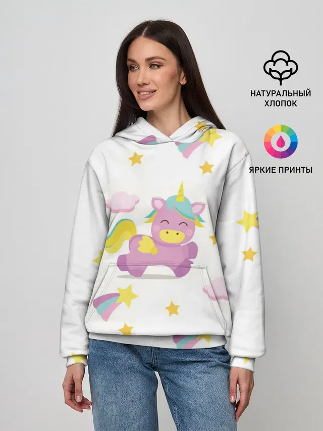 Розовый единорог