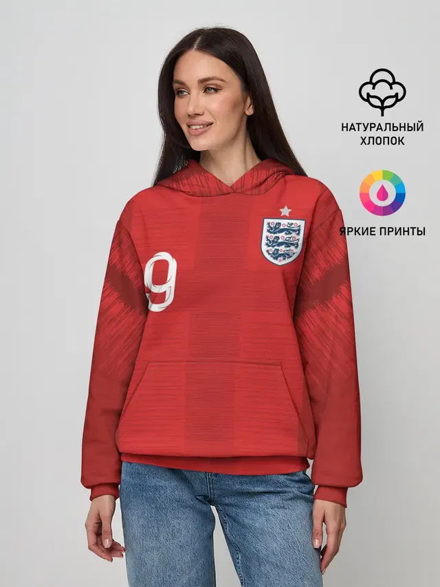 Женское худи с принтом «Kane away WC 2018»