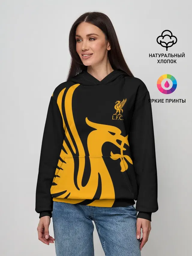 Женское худи с принтом «Liverpool Ливерпуль»