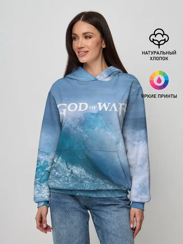 Женское худи с принтом «Ocean»