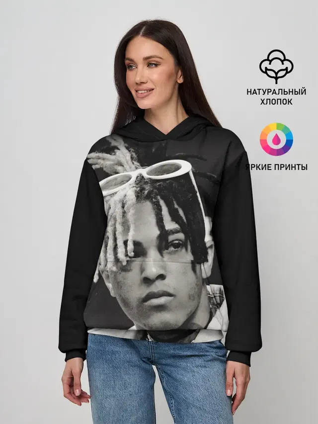 Женское худи с принтом «XXXtentacion — XXXTENTANCION»