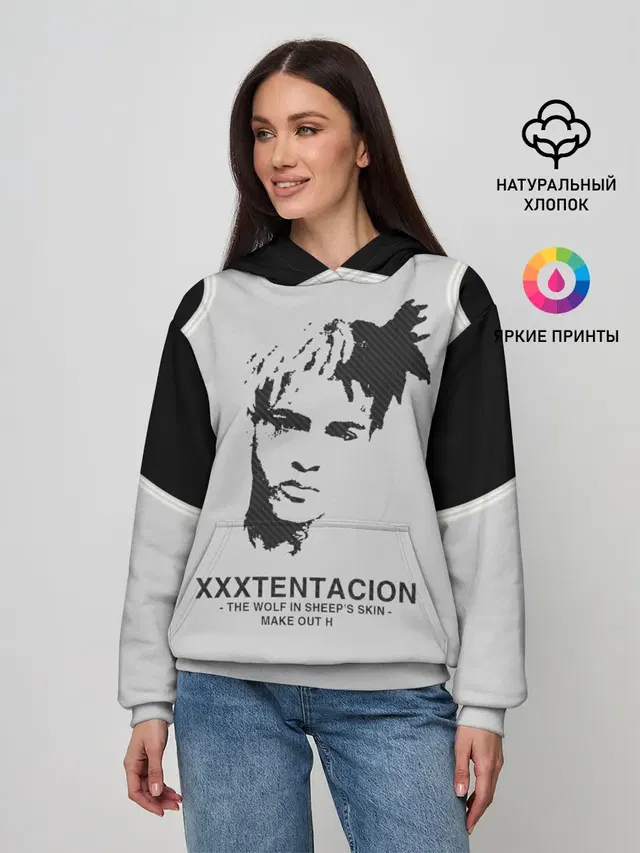 Женское худи с принтом «XXXtentacion»