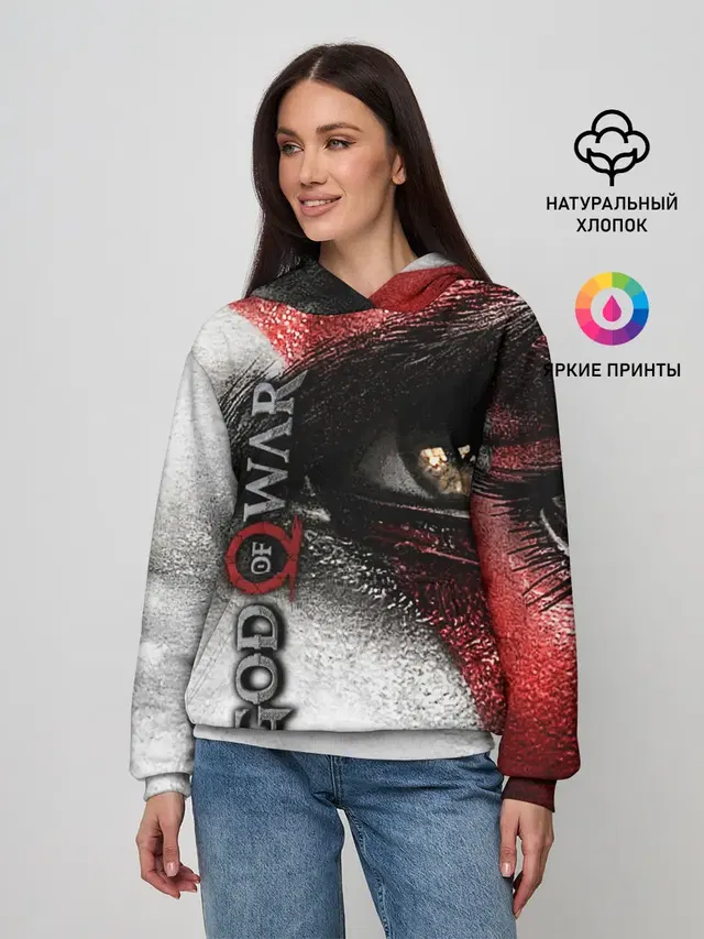 Женское худи с принтом «Omega symbol»