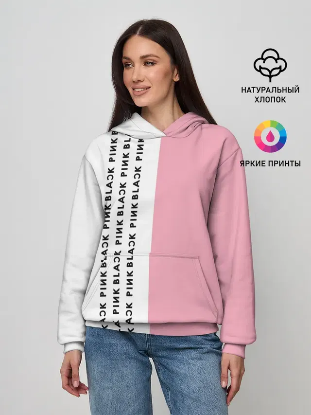 Женское худи с принтом «BlackPink»