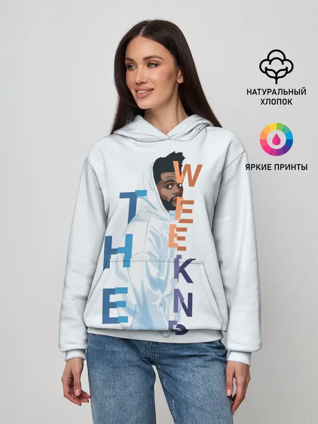 Женское худи с принтом «The Weeknd»