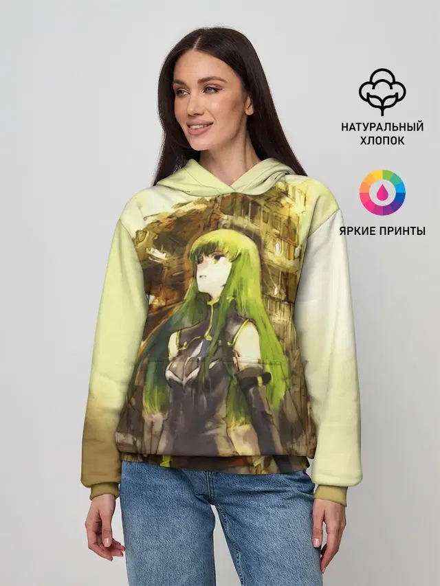 Женское худи с принтом «Code Geass — Code Geass art»