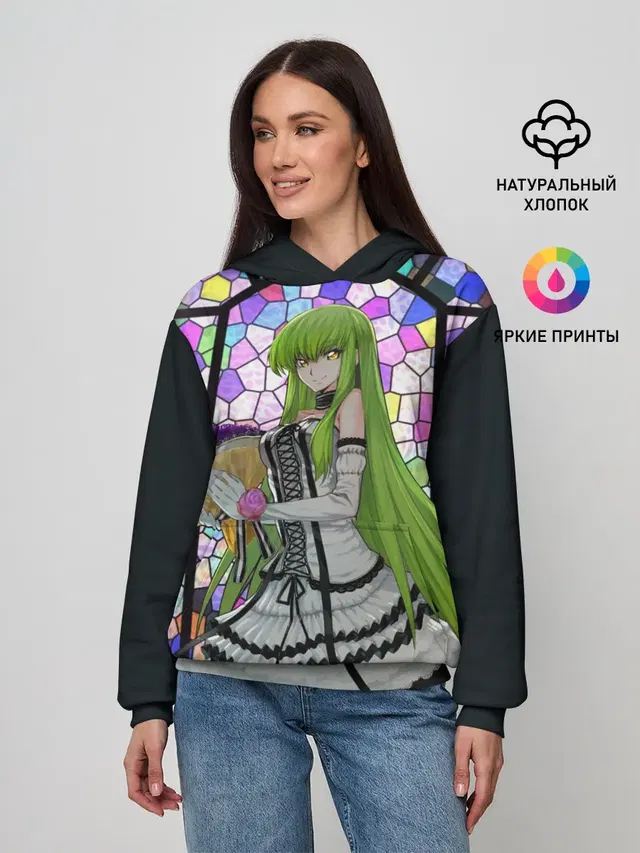 Женское худи с принтом «Code Geass — Код Гиас»