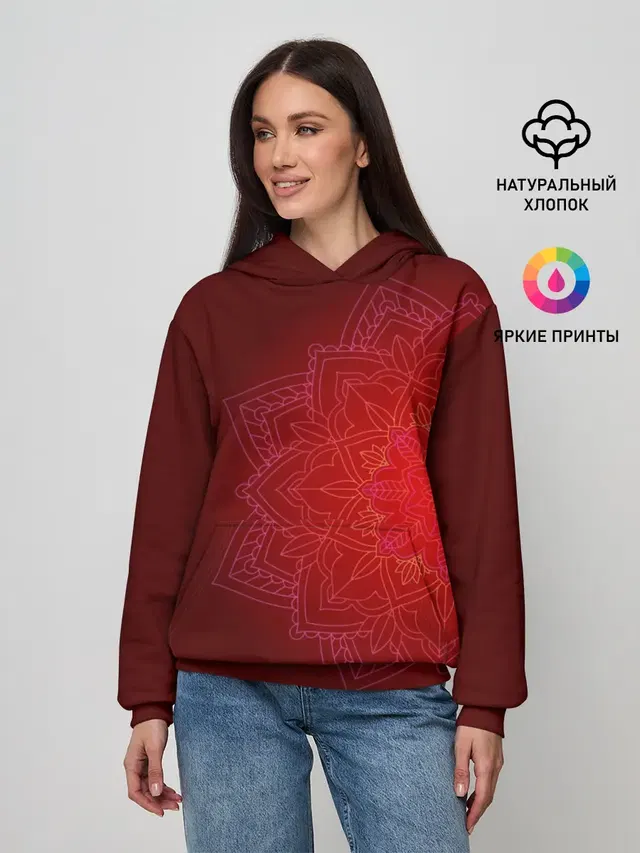 Красная мандала