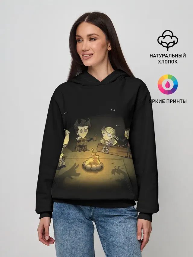 Женское худи с принтом «Dont Starve»