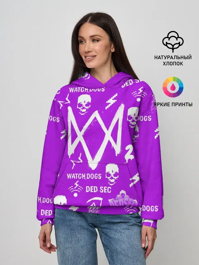Женское худи с принтом «Skull»
