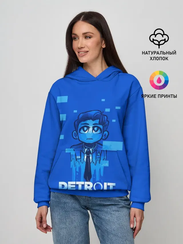 Женское худи с принтом «Connor»